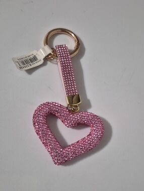 Pink Sparkle Purse Key Charm